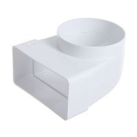 Соеденитель переходной угловой ПВХ d100*55х110 Эвент 55110 СК100ФП