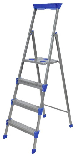 Лестница-стремянка НИКА СМ4 0,960 м., 4 широкие ст. (металл)/г. Ижевск/