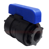 ПНД Кран шаровый 1"х3/4" вн/вн ДУ26 (6/30)