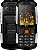 Телефон BQ 2430 Tank Power Black+Silver