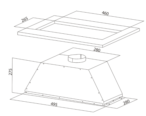 Вытяжка Oasis UM-50IG фото 2 Вытяжка Oasis UM-50IG фото 2