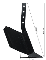 Окучник двурядный на мотокультиваторы Huter