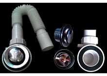 Сифон для выс. поддонов с отстойником ER Блистер РФ