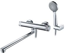 71121 Accoona Смеситель д/ванны длинный поворотный излив 35мм дивертор в корпусе (1/10)