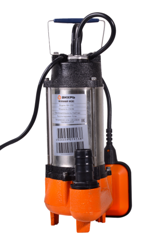 Погружной фекальный насос ВИХРЬ ФН-250 фото 7