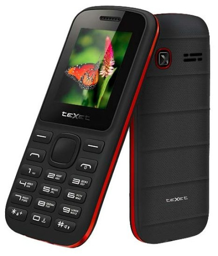 Телефон teXet TM-130 black/red фото 4