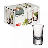 Стакан для водки PASABAHCE Бостон Шотс 52174, стекло 40 мл (1уп-6шт)