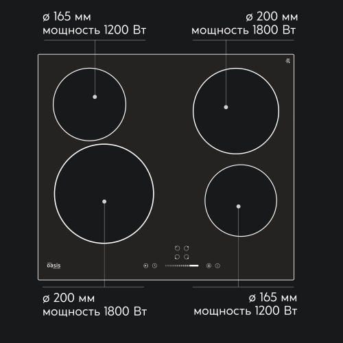 Варочная поверхность Oasis P-SBT фото 5