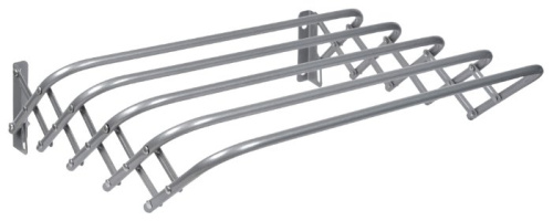 Сушилка для белья настенная Nika СН120 6 м серебристый