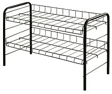 Этажерка для обуви НИКА ЭТ-3, металл, медный/антик, 2 полки