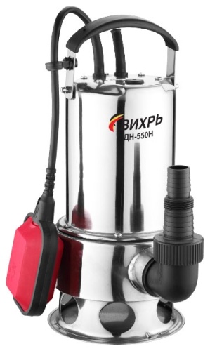 Погружной дренажный насос ВИХРЬ ДН-550Н Погружной дренажный насос ВИХРЬ ДН-550Н