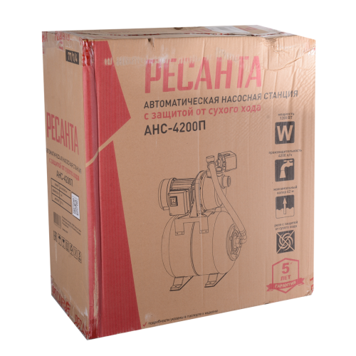 Автономная насосная станция Ресанта АНС-4200П фото 8 Автономная насосная станция Ресанта АНС-4200П фото 8