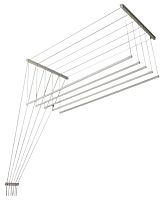 Сушилка для белья потолочная Лиана Люкс 1,8 м 9 м, белый