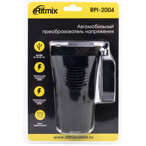 Автопреобразователь напряжения Ritmix RPI-2004 фото 2 Автопреобразователь напряжения Ritmix RPI-2004 фото 2